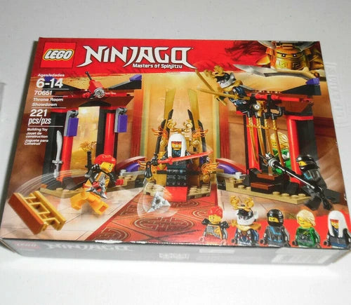 LEGO Ninjago Masters of Spinjitzu Throne Room 70651 221 Piece Building Set Toy