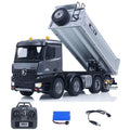 US Stock HUINA 1/14 RC Dump Truck RTR Tipper RTR 12CH Light Sound Effect Battery