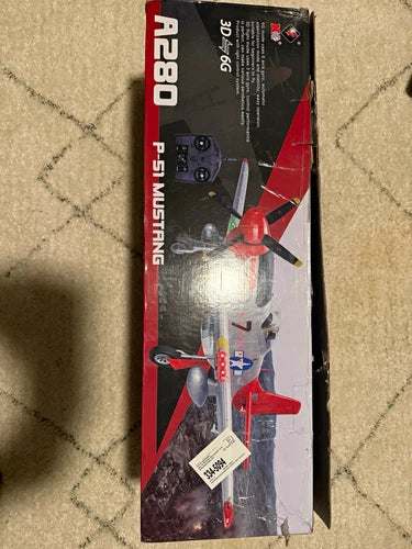 XK A280 P-51 Mustang Electric RC Airplane 1:12 BNF