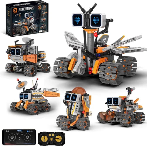 Robotics Kit for Kids 8-12 STEM APP Control Build Transformable Vehicles