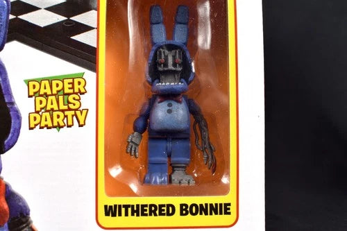 FNAF Five Nights at Freddys Paper Pals Party Withered Bonnie 12822 McFarlane NEW