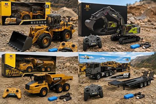 HUINA 1:18 9CH 4WD Electric RTR RC Wheel Loader Truck 1532 Yellow/Black