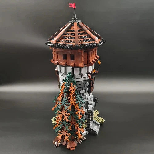 MOC Medieval Castle Tower Modular Building Blocks for Collection 2449pcs Set