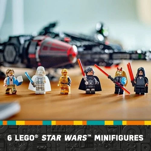 Star Wars The Dark Falcon Building Set, Star Wars Toy with 8 Minifigures, 75389