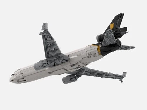 MOC-230697 UPS MD-11 airplane Building Blocks Toys Birthday Gift Set