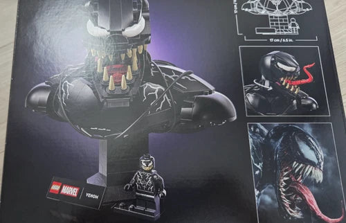 LEGO 76356 Marvel Venom Bust Collectible Building Set Display Brand new, unopene