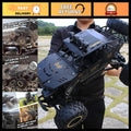 1:12 Off-Road RC Truck, Metal Shell, LED Lights, 4x4 All-Terrain Monster Car, Gi