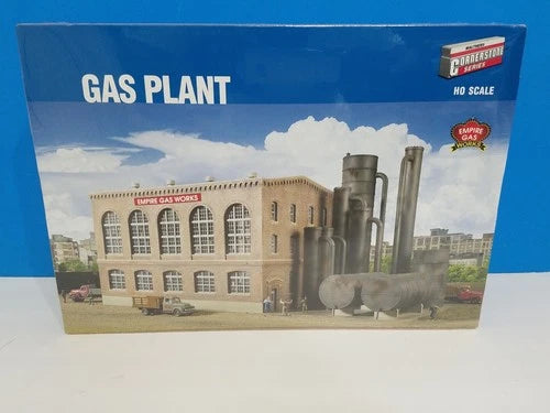 Walthers HO Cornerstone Gas Plant w/ Washing Tanks Model Building Kit c2004