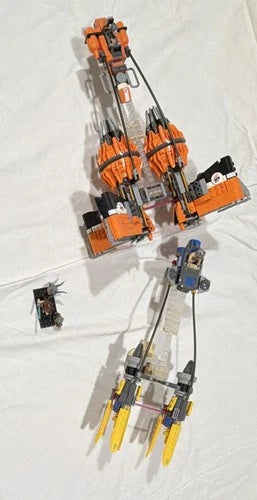 LEGO Star Wars Podracer Lot w/ Sebulba Minifigure, Custom Printed, Multicolor