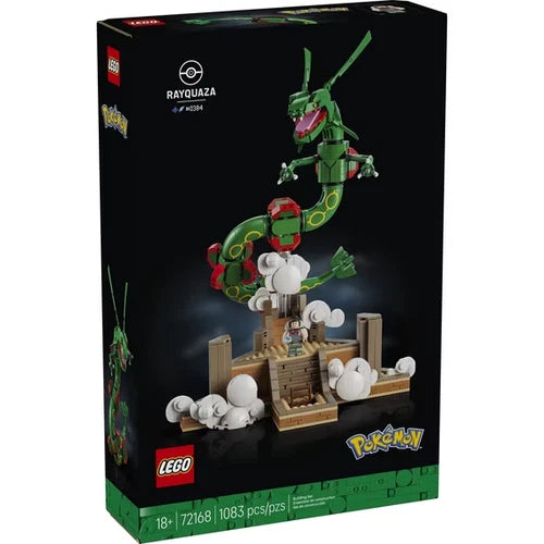 MEOW Pokémon Rayquaza - Collectible Building Set for Adults, Ages 18+