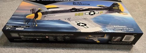 Mega Bloks ProBuilder P-51 Mustang 9772 Building Set Brand New Unopened