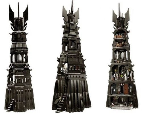 NEW LOTR Tower of Orthanc Building Blocks Set - 2359 PCS - FAST US SHIPPING
