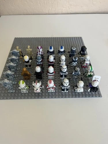 CUSTOM LEGO Star Wars Minifigure Lot (Clone Troopers & Droids)