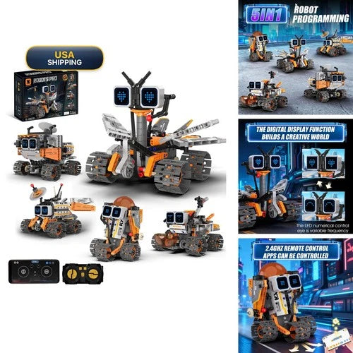 Sciencow K96230 STEM Robotics Kit for Kids 8-12 APP Remote Control Building