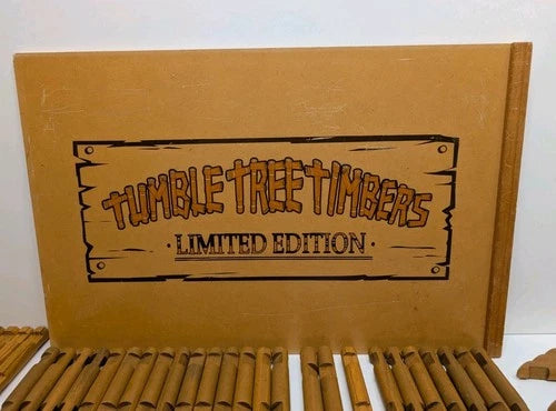 Tumble Tree Timbers Set with Rare Rolling Case 325 Pcs NICE and FREE SHIPPING