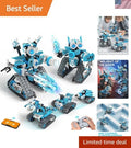 5 in 1 STEM RC Robot Building Kit, 398PCS APP & Remote Control Blocks DIY Eng...