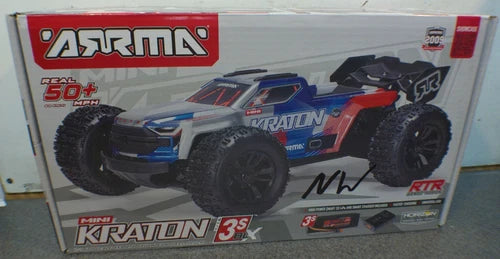 Arrma Mini Kraton 3S BLX 4X4 1/16 Brushless Speed Monster Truck \[ARA2508ST1\]