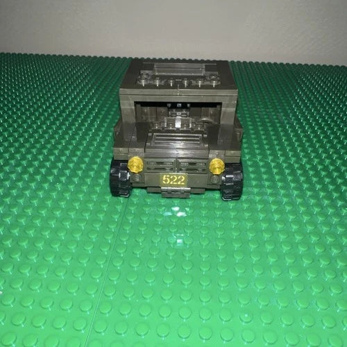 LEGO Military Vehicle 5222 Custom Military Complete Set Plastic Olive Green
