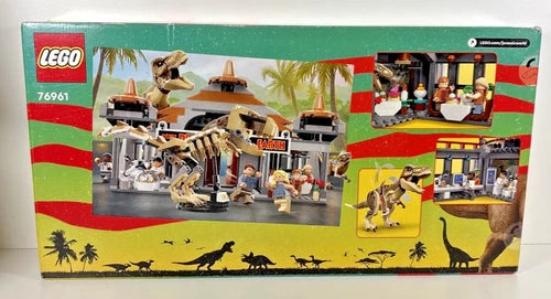 MEOW Jurassic World Visitor Center: T. Rex & Raptor Attack (76961) - NEW