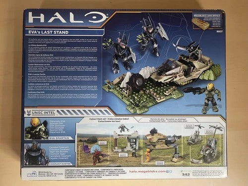 Mega Bloks Halo EVA's Last Stand Building Set 96937 169 Pieces