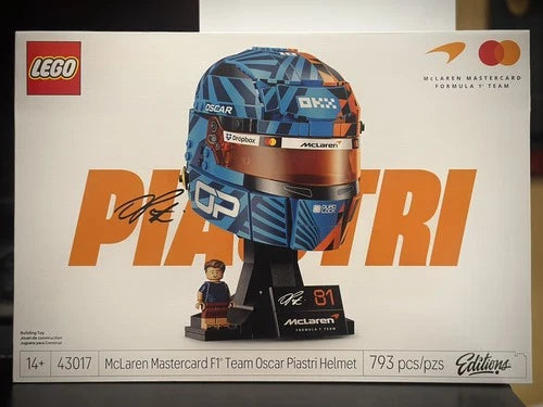 LEGO Editions McLaren Mastercard F1 Team Oscar Piastri Helmet (43017) \*NEW!\*