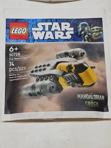 (28) New Sealed Lego Star Wars The Madalorian & Grogu The Razor Crest 30728 Lot