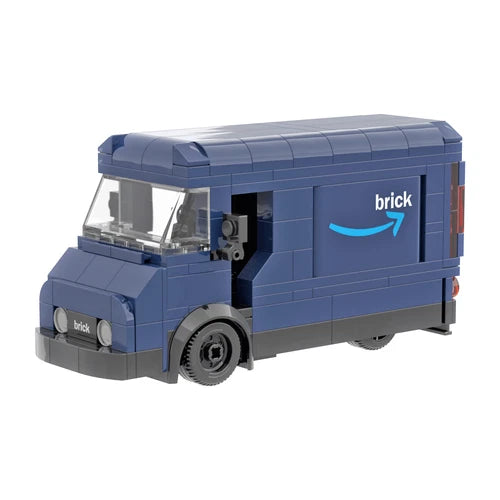 Amazing Delivery Van - Custom Printed Building Set - Mail Package Brick City
