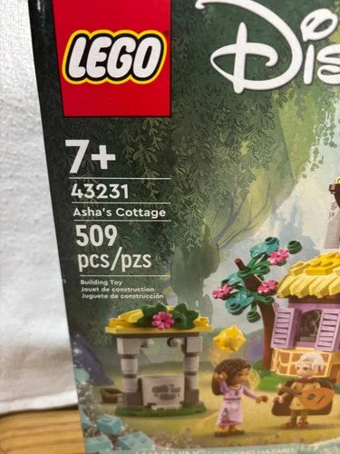 LEGO DISNEY ASHA'S COTTAGE 43231 NEW IN BOX SEALED DISNEY WISH