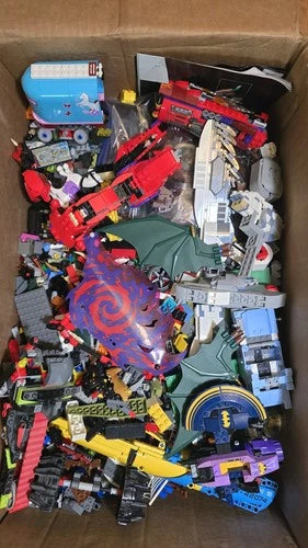 MEOW Bulk Lot 22.4 lbs Mixed Bricks Parts Ninjago Batman Friends Technic As-Is