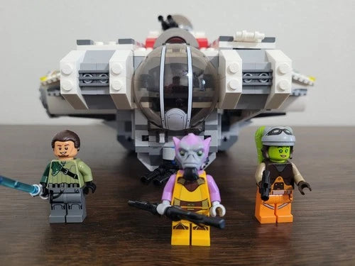 MEOW Star Wars Rebels The Ghost 75053 Zeb Kanan Hera Incomplete No Box