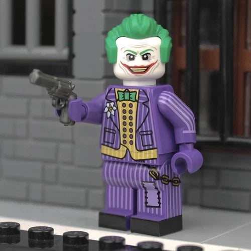 LEGO DC Comics Custom Orbital Arkham Joker The Clown PAD PRINTED Minifigure