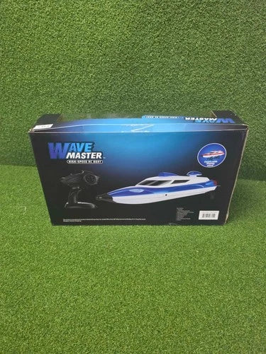 Wave Master RC Racing Boat 2.4GHz High Speed Remote Control Blue