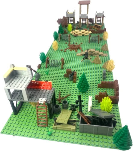 Battle Scene 2 Building Blocks Set General Jim's Toys & Bricks GJ-BS002
