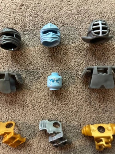 LEGO Ninjago Misc. Pieces Lot (NRG Kai, Zane pieces)