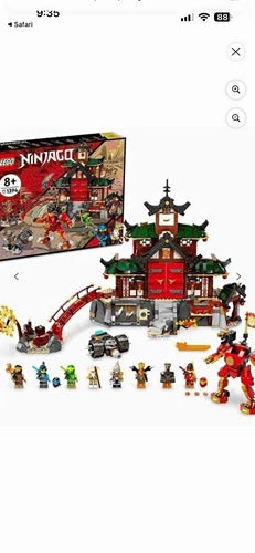 MEOW NINJAGO Ninja Dojo Temple 71767 1394pc Brick Separator Kai Wu