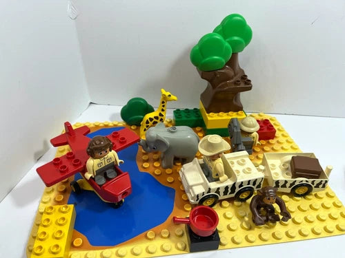 LEGO Duplo Vintage LOT: Savannah Animals 2689 (1994) + Safari 1811 (1995) Rare.