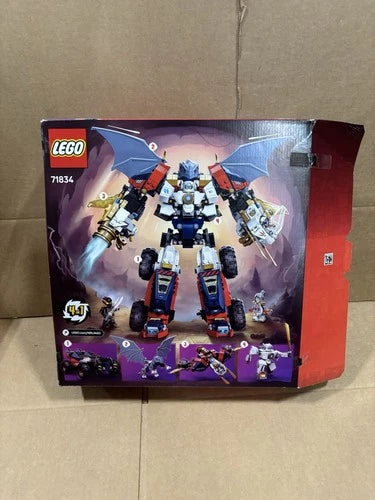 LEGO NINJAGO: Zane's Ultra Combiner Mech (71834) - Complete, Opened, Sealed Bags