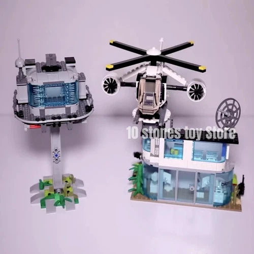 Giganotosaurus & Therizinosaurus Attack Dinosaur Building Blocks Fit 76949 Toys