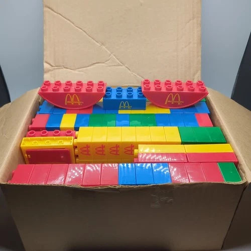 Tandem Building Blocks McDonald’s In-Store Play Place 200 Piece Vintage Set