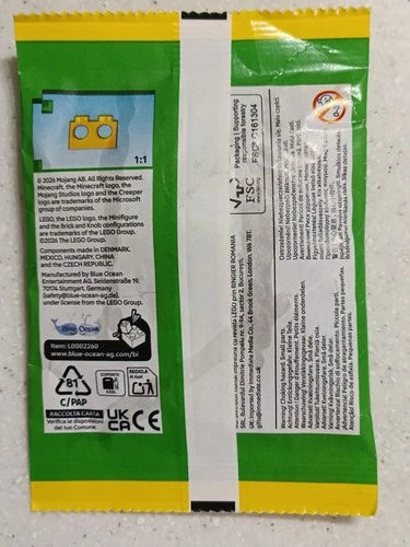 LEGO Minecraft Magma Cube Polybag L0002260 Wholesale Lot 50 Sealed 2026 New