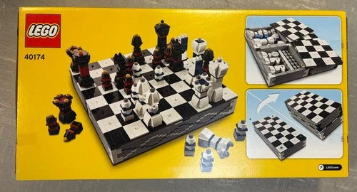MEOW 2-In-1 Iconic Chess Set 40174 New Factory Sealed 1450pcs *Retired*