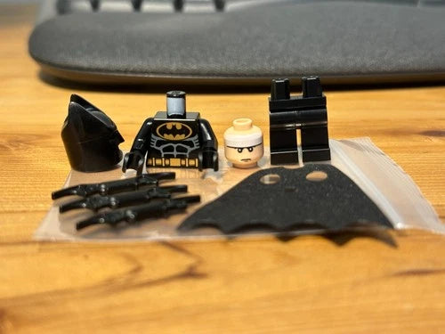 New Lego Batman Black Suit Black Mask bat002 7781 7783 7785 10/10 Condition