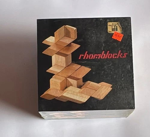 Tensegrity Systems Corporation 1990 Rhomblocks Wooden Building Set