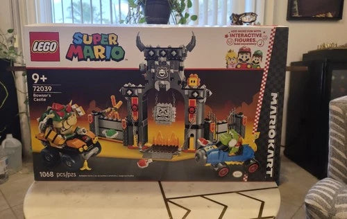 LEGO 72039 Bowser's Castle Super Mario Kart Building Set New Sealed Retired