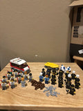 LEGO CITY Cops and Robbers Minifigure Lot w/ Accessories. 18 Police, 11 Crooks