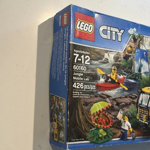 LEGO CITY: Jungle Mobile Lab (60160) Tuck Kayak New in Open box - Retired