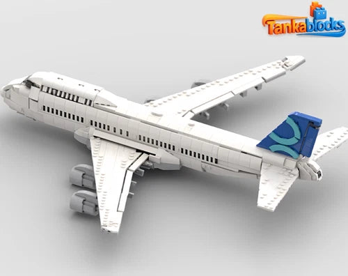 MOC-160693 Boeing 747 aircraft building blocks Toys Birthday Gift set