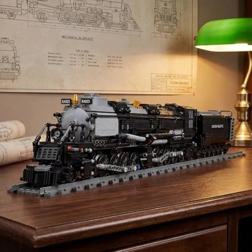 Steam Train Building Block Model Set for Adults - Creative DIY Toy Kit