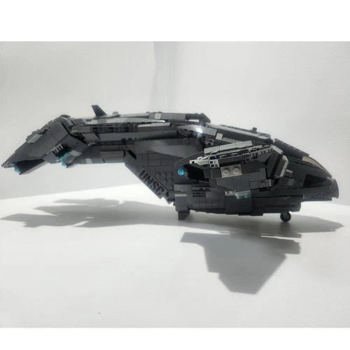 Moc-217914 D77-TC Dropship Pelican Line Of Tactical Aerospace Lifter 1884 Pieces