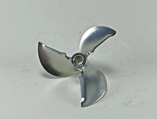 VXP BV645/3 Cupped V Cut 45mm 1.6p 3/16" Prop RC Boat 3 Bladed